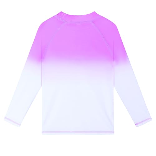 Image of TFJH E Girls & Boys Long Sleeve Rashgurad Swimsuit UPF 50+ Kids Swimwear Sunsuits