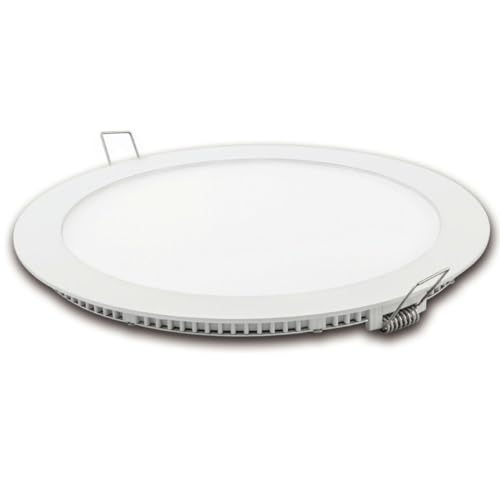 Downlight LED 18W blanc 185mm court encastrable pour faux plafond