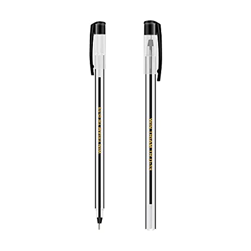 WIN Triam TR Ball Pens | 40 Pens (20 Blue Ink & 20 Black Ink) | Lightweight Body Design | Use and Throw Pens | Pens for Writing | For One Time Use | Ideal for School Office & Business | Stick