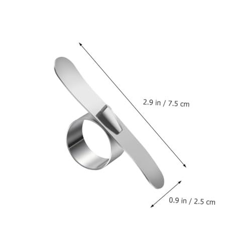 Artibetter ステンレス製フルーツピーラー点 指輪型オレンジピーラー 大小各 果物皮むき器 柑橘類用 軽量で持ちやすく効率的な皮むき器