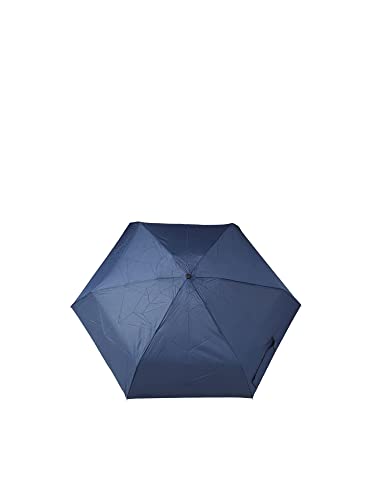 ESPRIT Taschenschirm Easymatic 4, blau, L&auml;nge ca. 22 cm, Durchmesser ca. 5 cm, Kleiner Taschenschirm