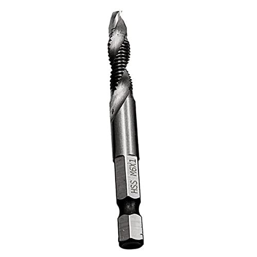 1/4Inch Hex Shank Drill Bit M3 M4 M5 M6 M8 M10 HSS Metric Screw Thread Tap Taper Metric Composite Tap Drills MINGPING (Size : M5, Color : Hexagonal)