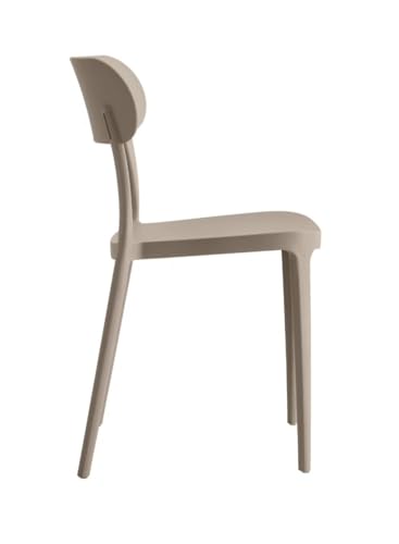 Chaise extérieur empilable PP beige 150 kg Y-2281 METRO Professional