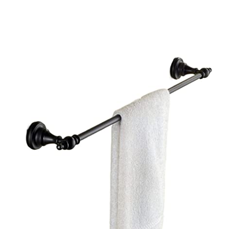Porte-serviettes porte-serviettes mural noir de 40cm pour étagère à serviettes