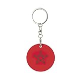 Look adorable : le porte-clés sublimé présente des motifs lumineux et clairs et une structure ronde, dégageant une jolie ambiance qui rend vos clés plus attrayantes, transformant un simple accessoire de clé en un petit point culminant décoratif.