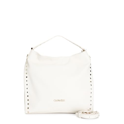 Sac souple CAFèNOIR avec rivets et poignées métalliques pour femme chic