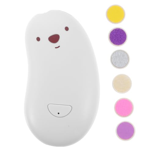 OHPHCALL 電動ベビーネイルファイル 静音設計で新生児や幼児の爪ケアに 電動ネイルトリマー 研磨ヘッド付き 家用 旅行用