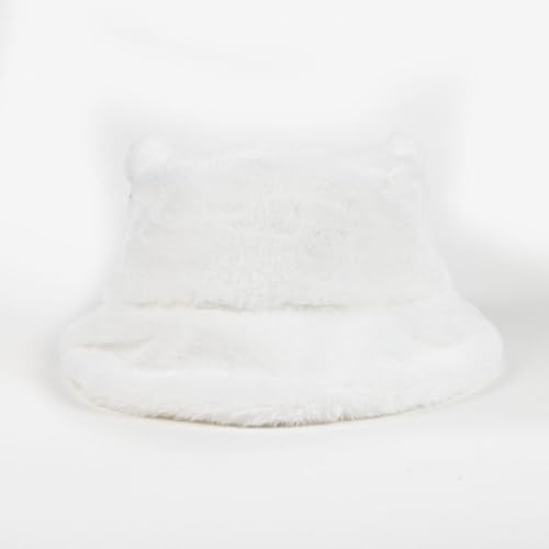 Chapeau de pêcheur Hello Kitty pour enfants bob d'hiver doux - 2