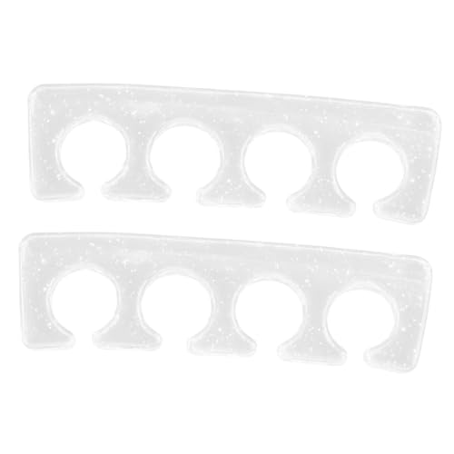 FOMIYES Foot Toe Dividers Women 2 Pack Silicone Toe Separators Toe Corrector Ingrown Toenail