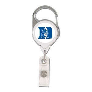 NCAA Duke Blue Devils Retractable Premium Badge Holder, Team Color, One Size