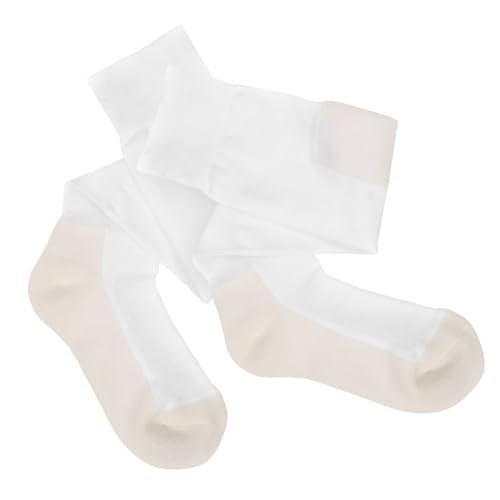 Calcetines de esgrima transpirables de tubo largo en algodón suave
