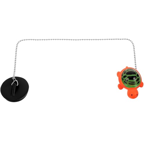 OUNONA Tappo per Vasca da Bagno in Gomma Catena Tappo per Scarico Vasca Anti-Intasamento per Bagno e Doccia