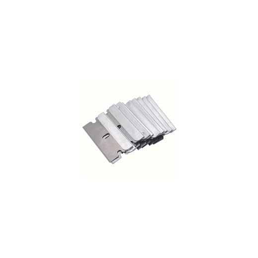 Glass Tile Adhesive Removal Self-Adhesive Mobile Screen Film Cleaning Scraper, Metal Single-Ended Plastic Double-Sided Blade, Uncharged Paint Scraping Tool