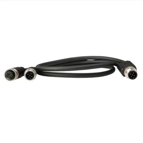 Câble M12 5 broches 15m pour automatisation industrielle et connexion de capteurs PLC