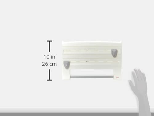 Metaltex Kitchen Dispenser n Roll, 39 x 10 x 25 cm, White