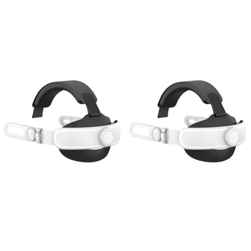 Accesorios de correa para la cabeza de Fiorky 2pc para MTA Quest 3s/Mta Quest 3 Accesorios de VR, soporte mejorado de la cabeza ajustable y banda de la cabeza confort Reducción la presión
