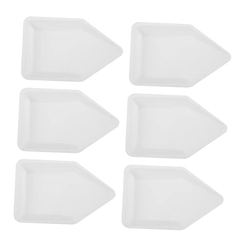 Bateaux de pesée haute précision en plastique antistatique à fond plat