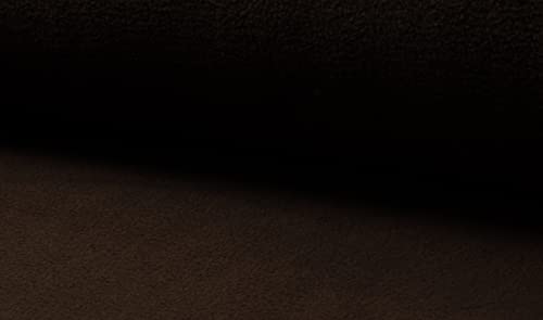 Tissu polaire d'agneau marron foncé 150x500cm coupon 5m couture