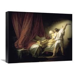 22 in. Lock Le Verrou Art Print - Jean Honore Fragonard