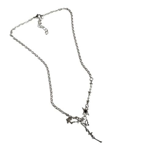 Elegant Butterfly Watch Necklace for Women – Star Pendant Choker,