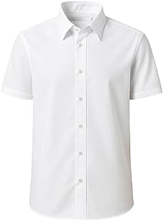 SHARMA STUDENT'S POINT Cotton Half Sleeve Formal White Shirt School Uniform Soft, Comfortable, Smooth, Washable, Breathabl... Price In India