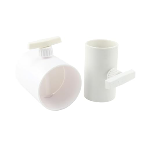 Vanne de régulation d'air manuelle ABS 75mm pour registre de ventilation - 2