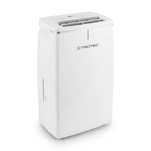TROTEC TTK 72 E Dehumidifier - 24 L/24 h, Up to 50 m², LED Humidity Display, Auto Humidistat 30–80%, Laundry Drying Mode, R290 Refrigerant