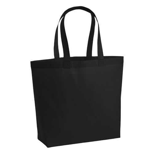 Westford Mill W225 Premium Cotton Maxi Tote - Black
