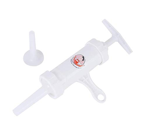 LiebHome - Barril de relleno de salchichas manual de calidad alimentaria, relleno de carne, embudo, herramientas manuales (barril de relleno de salchicha)