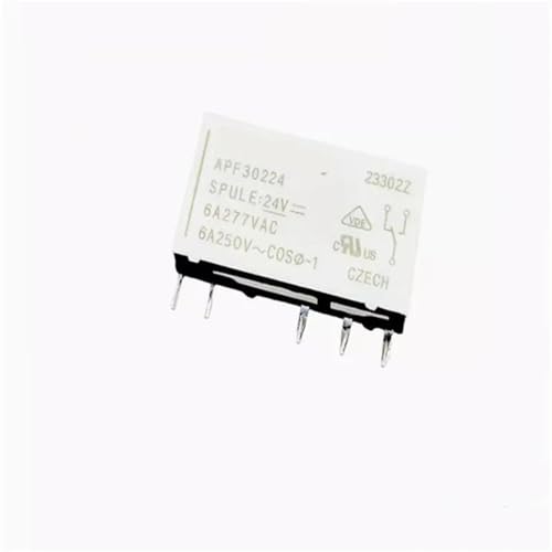 Relais 5 broches APF30224 24V DC 6A pour circuits imprimés et automatisme industriel