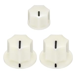 This potentiometer knob is stylish and durable, designed for guitar amplifiers, effects and audio equipment. Widely used in guitar effect pedals, electric guitars, synthesizers, amplifiers, audio equipment, to control tone, volume, speed, sound, etc....