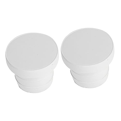 Tapón de escalera de piscina de goma beige miniatura 1
