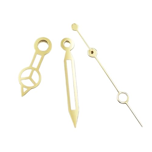 Aiguilles de montre en or de haute précision compatibles avec calibres ETA et NH35