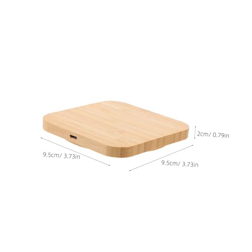 Cargador inalámbrico portátil de madera Gatuida para carga rápida de móviles en casa 2