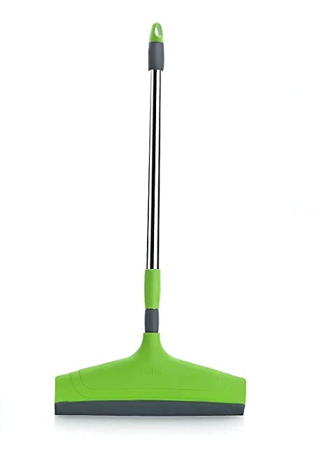 NOBILEA Bathroom Squeegee Heavy Duty Floor Cleaning Wiper for Kitchen, Terrace Multiple Use Adjustable Stainless Steel Handle(16