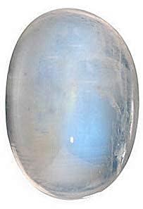 Pierre de lune astrologique certifiée, gemme naturelle d'exception de 4,50 carats