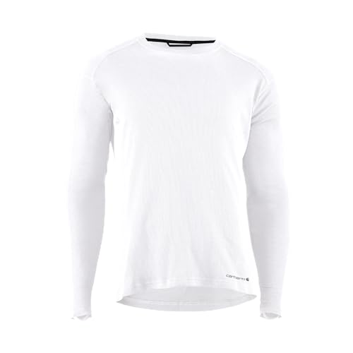 Carhartt Men's UM0269M Midweight Cotton Rib Base Layer Crewneck