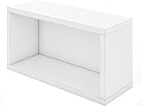 WAY BASICS DVD Storage Media Shelf - Holds 30 PS5 Games Bluray (Tool-free Assembly)
