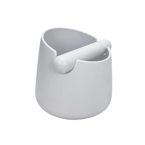 Coffee Knock Box Grind Dump Bin Cubo contenedor de posos, Compatible con Delonghi, Compatible con Breville Barista Tools Accesorios for máquinas de café expreso(800ml White)
