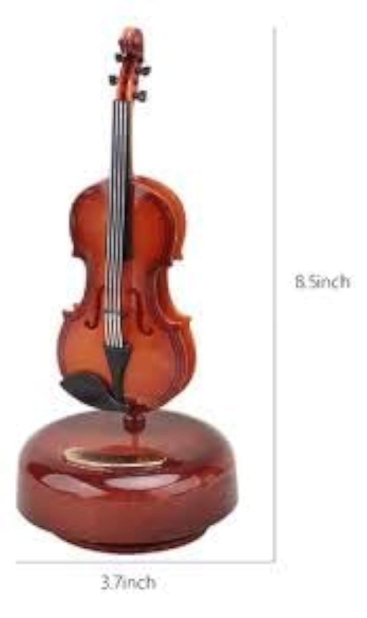 Guitar Music Box 360 Rotating Decorative Artware