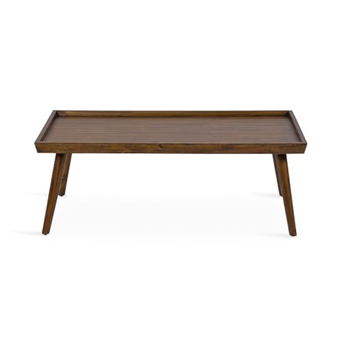 Image of Solid Sheesham Wooden Tables Coffee Table Solid Wood Tatami Coffee Table (66 * 40 * 30* Cm) (Walnut Small Size)