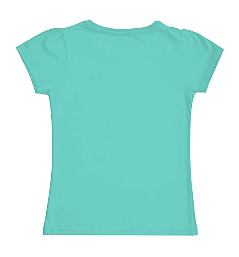 Image of minicult Girls Half sleeeves Cotton Tshirt with Cute Prints and Colorfull (Unicorn)(Pack of 3)