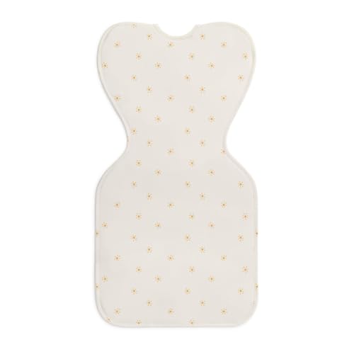 Image of Love To Dream Swaddle UP, Baby Sleep Sack, Twin Zipper For Easy Diaper Changes, Arms UP Position, Hip-Healthy, Lightweight & Breathable, Moderates Temperatures 24-27C, Small 1-3 Months, Golden