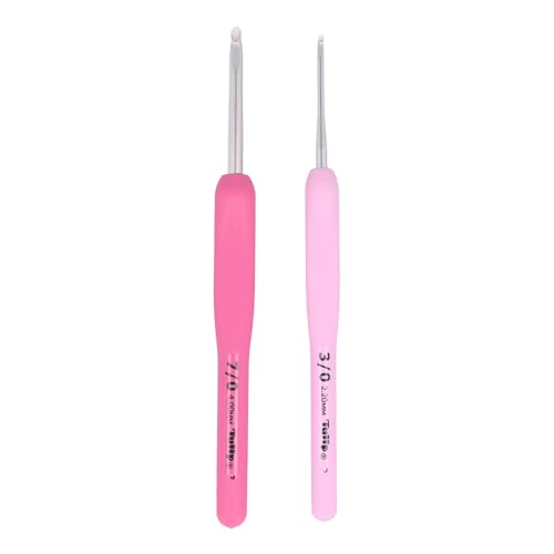 Tulip Etimo Rose Soft-Grip Crochet Hook 1 Piece Pink