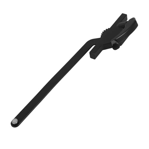 Image of TOPBATHY 9 Inch Zinc Alloy Manual Window Crank Opener for Right Hand Vertical Sliding Windows with Black Casement Crank Handle, Resisting Wear and Easy Operation for Home Use