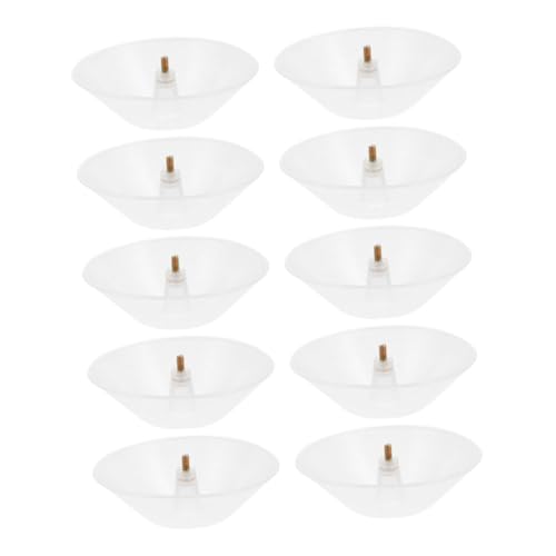 10 Contenitori Per Grasso Per Cappa Raccoglitore Universale Rotondo Per Olio Da Cucina Con Design Filettato - Ciotole Per Raccogliere Gocce E Schizzi Di Olio Da Cucina