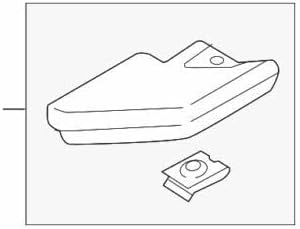 Ford OEM Running Board End Cap FL3Z16N454BA Image 4