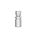 Parker 7661-08FJ08TY Straight Crimp Coupling 1/2 X 3/4-16 JIC Swivel