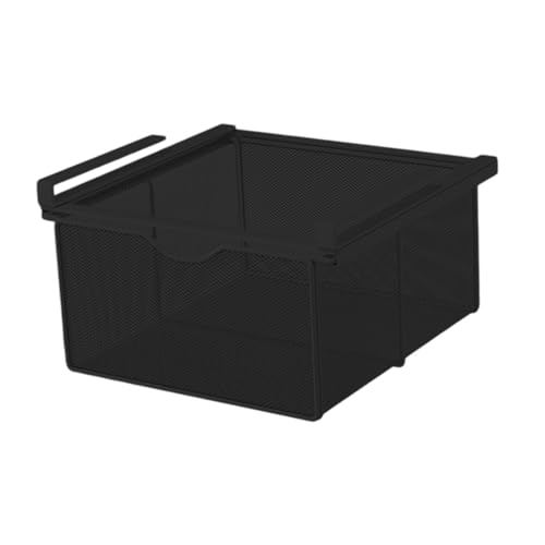Panier extensible suspendu noir pour un espace de travail ordonné
