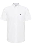 Poche poitrine plaquée MUSTANG Chemise Gilroy pour Homme avec col boutonné, General White 2045, M